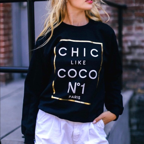 Chic like Coco Graphic Sweatshirt Premium cotton - Picture 8 of 12